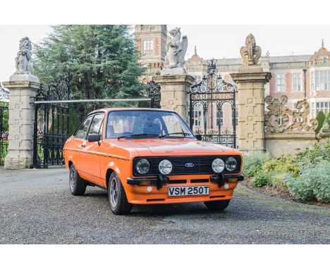 Registration - VSM 250TChassis No - 274574VM29038M.O.T. - ExemptOdometer - 42,518 MKII Escort Sports are surprisingly few and