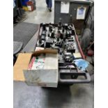 (3) Carts w/ Tooling, (2) 3-Jaw Chucks (8-1/2" & 10"), Boring Heads, Live Tool Holders, Collet Sets,