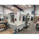 2004 Haas EC-400-4AX 4-Axis CNC Horizontal Machining Center, Chip Conveyor, Haas CNC Control w/ RPG,