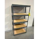 (5) Metal Shelving Units, 18" Deep X 36" Wide X 72" Tall