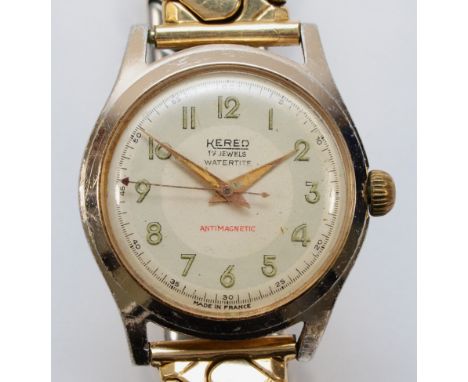 Kered, a stainless steel manual wind gentleman's wristwatch, 32mm.Working when catalogued