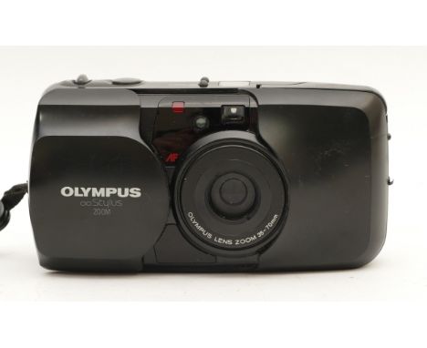 An Olympus Stylus compact zoom camera, serial no. 5966825.
