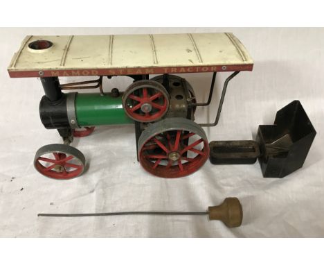 Mamod Steam Tractor model. TE1A.Condition ReportSurface paint chips and wear.