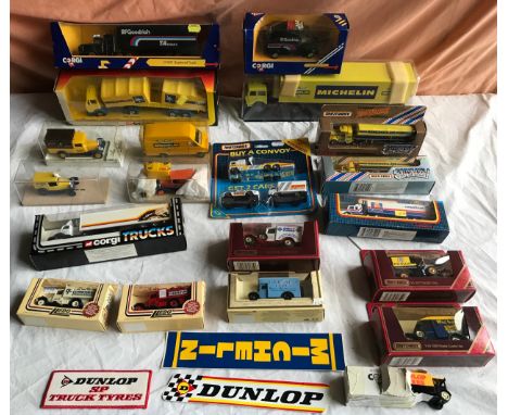 Diecast model vehicles, various makes Corgi, 568 Mercedes 207 D Van, C1247 Scammel Truck 1112 Mercedes, 1146 Truck, Days Gone