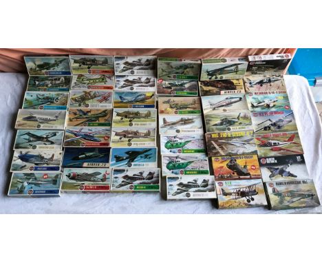 Collection of 42 Airfix model kit aircraft. 1-72 scale.Condition ReportAll boxed, non assembled, some repeats.