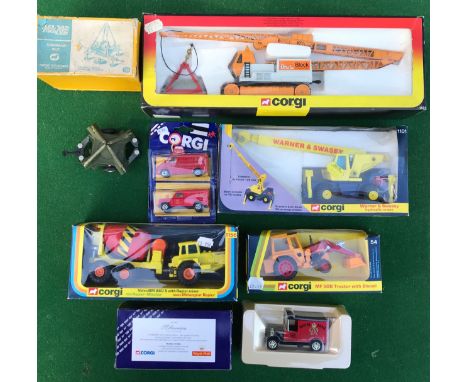 A collection of Corgi diecast to include 1124 Corporal Missile Launching Platform, box slightly worn, item in excellent condi