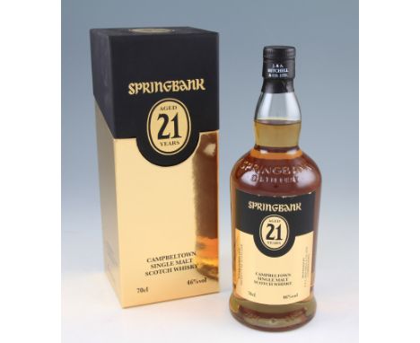 Springbank 21 year old Campbeltown Scotch Whisky 2014 Edition. 46% 70cl.