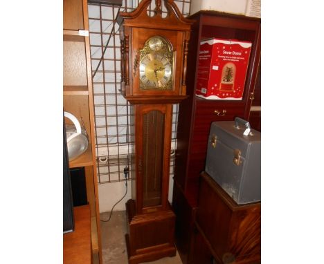 Modern Longcase Clock with Pendulum and 3 weights