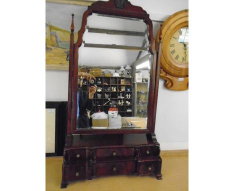 Dressing table mirror with drawers 104cm tall x 50cm wide
