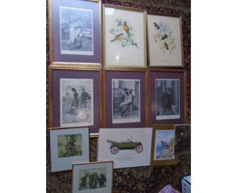 quantity of framed prints