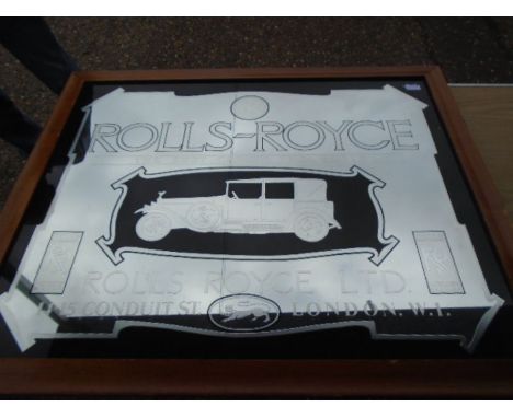 Rolls Royce mirror 84x69cm