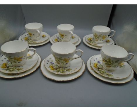 Duchess 'Autumn' 6 cups and saucers and 6 cake plates