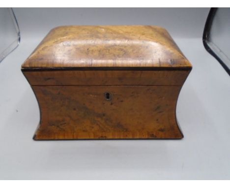 wooden tea caddy