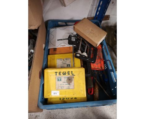 Box of tools etc. 