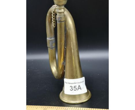 Small military bugle. 