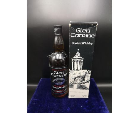 Bottle of Glen Catrine finest blended scotch whisky full and sealed with box. 