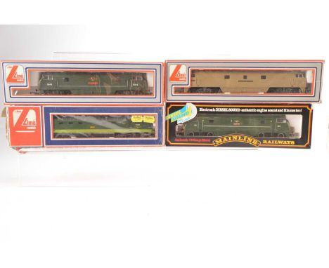 Lima Mainline Diesel Locomotives in original boxes 00 gauge (4), comprising Lima 205135 Western class Locomotive desert sand 