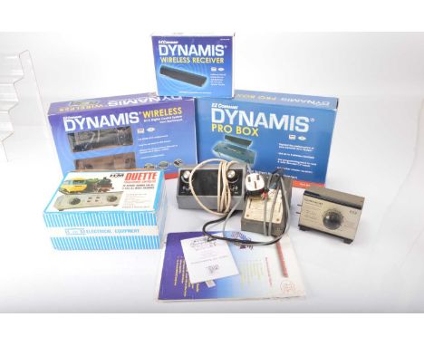 Wired and Wireless Railway control equipment (qty in two boxes), comprising in original box Hammant and Morgan Duette, unboxe