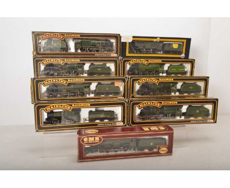 Mainline Airfix Dapol  00 gauge Steam Locomotives and tenders in original boxes  (9), comprising Mainline 37062 Jubilee class