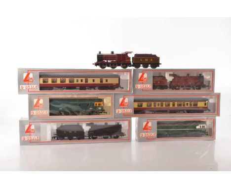 Lima  O gauge Steam and  Diesel Locomotives and coaches  (7), comprising in original boxes Lima 316644 Mark 1 brake coach, 31