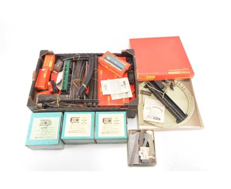 Tri-ang and Tri-ang- Hornby repainted Locomotives and Coaches and various wagons and Accessories and Super 4 and System 6 Tra