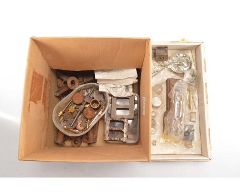 Stewart Turner No 10H and other Rough-Cast Steam Engine Components (qty in 2 boxes), appears to include basic castings for tw