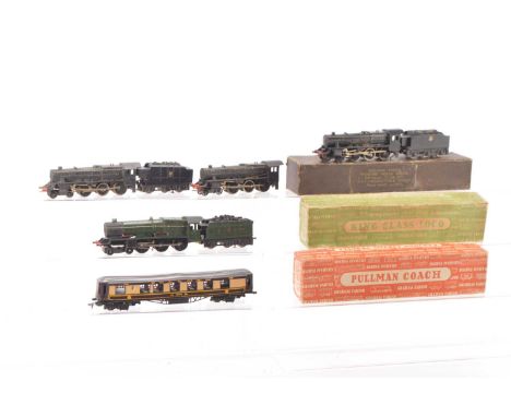 Graham Farish 1950's GWR and BR Locomotives and Tenders (6), GWR green 6000 'King John', in original green box, VG, box G, BR