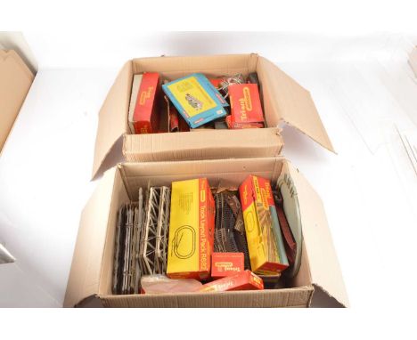 Hornby Peco Railway buildings track and accessories 00 gauge (qty in 4 boxes), comprising in original boxes railway accessori