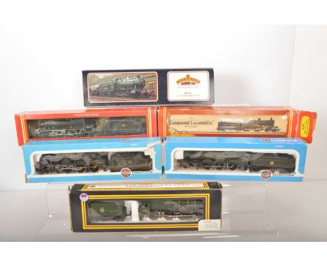 Airfix Bachmann Hornby  00 gauge Steam Locomotives in original boxes  (6), comprising Airfix 54121 Royal Scot class 4-6-0 BR 