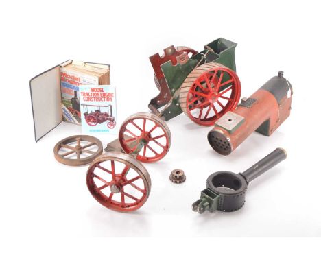 A part-made 2" Scale Model Engineer 'Light Compound Steam Tractor' (qty), to designs by John Haining published in M.E. in 197