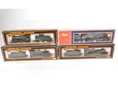 Lima Mainline Great Western Locomotives and tenders in original boxes 00 gauge (4), comprising Lima 5104 King class 4-6-0 Loc