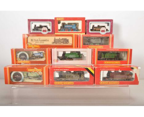 Hornby Dapol 00 gauge Steam Tank Locomotives in original boxes (11), comprising Hornby R353 E2 class 0-6-0 LBSC brown 100, si