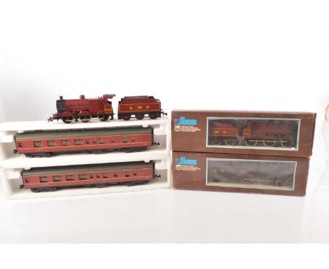 Lima O gauge Locomotives and coaches  (5), comprising in original boxes Lima 6533 Midland 4F class 0-6-0 Locomotive and tende