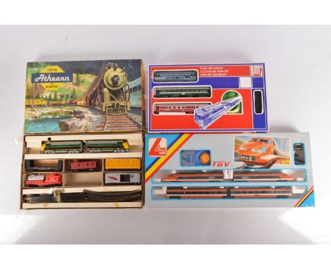 Lima Jouef Athearn H0 gauge Train sets in original boxes (3), including Lima set 104408 TGV express set with Electric Power c