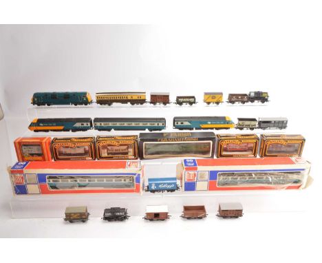 Hornby Mainline Trix Jouef Locomotives and rolling stock 00 gauge (36), comprising Trix Warship class Diesel Locomotive repai