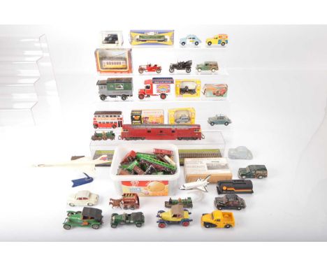 Lima 00 gauge Diesel Locomotive with Lone Star 000 gauge items and assorted diecast vehicles (qty in 1 box), comprising Lima 
