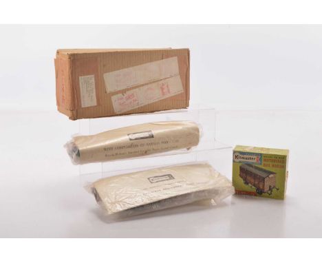 Airfix Kitmaster Nabisco Food Promotion off loading BR Coach kits after Airfix had taken over Kitmaster and Motorised Box Van