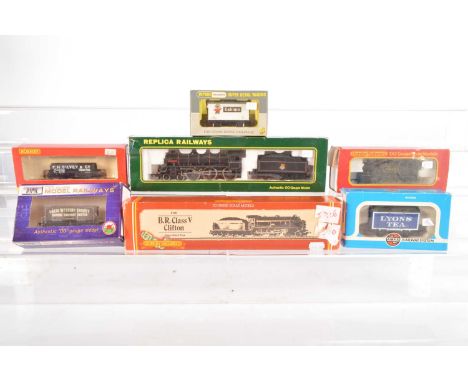 Hornby Replica and other Locomotives and freight wagons 00 gauge in original boxes (7), comprising Replica B1 class 4-6-0 Loc