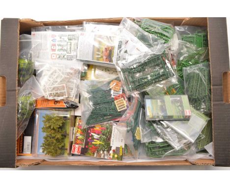 Huge Collection of HO 00 Gauge Garden and allotment and rural scenic flowers and plants and scatter materials and other items