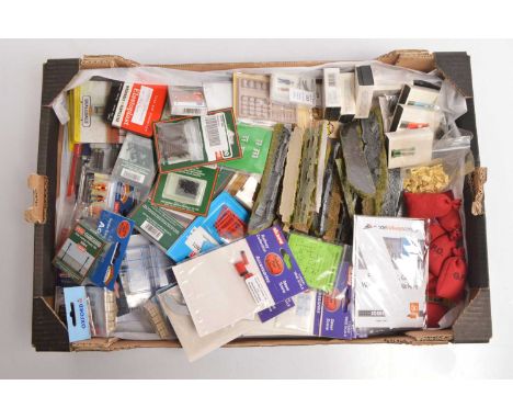 Very large collection of 00 Gauge  Railway Accessories including Figures Lineside and Station and Street Furniture by Hornby 