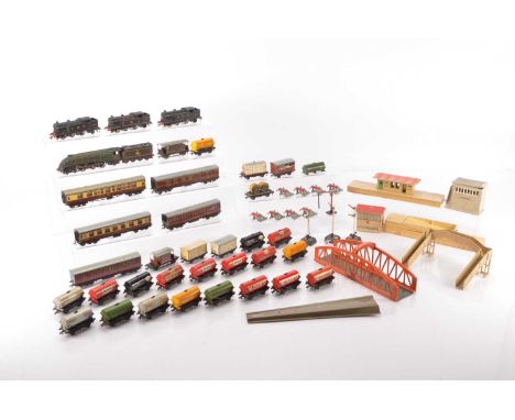 Hornby-Dublo 00 Gauge 3-Rail LMS  0-6-2 Tank Engines and BR Class A4 and 19 Tank wagons and other Passenger and goods Rolling