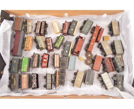 Kitbuilt and modified RTR 00 Gauge LMS GWR and Private Owners wagons and Vans,(37),  Kitbuilt by Peco (7), Cooper craft, Rati