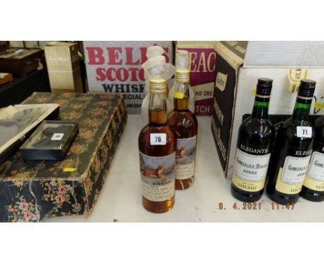 Five bottles of Glen Kirkaig blended Scotch Whisky