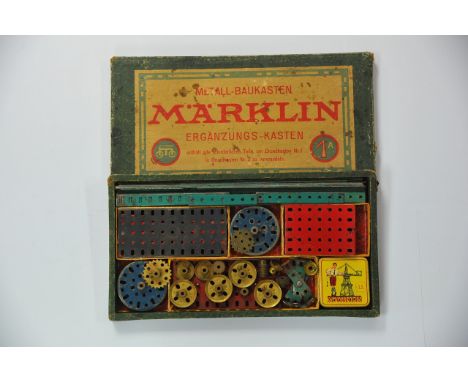 A boxed Marklin Meccano type kit.