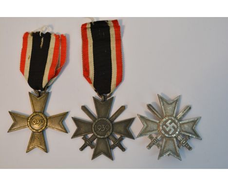 Three WW2 German WW2 Merit Crosses