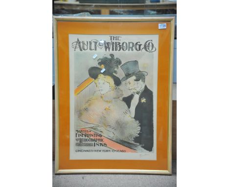 A limited edition reproduction advertising print for The Ault+Wiborg Co.