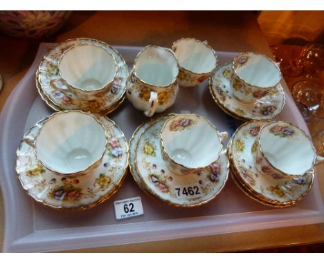 Victorian part china tea service