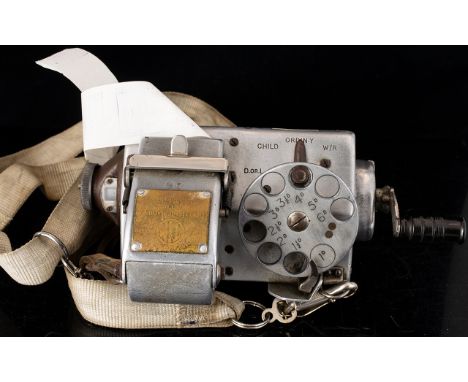 A Ticket Issue Machine Ltd Bus/Tram Ticketing Machine, Early to mid 20th century machine, complete with original fitted case,
