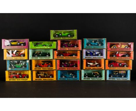 Diecast Model Car Interest - Models Of Yesteryear Matchbox Collection. 21 In Total. Comprising, Y-6 1913 Cadillac, Y-B1 1945 