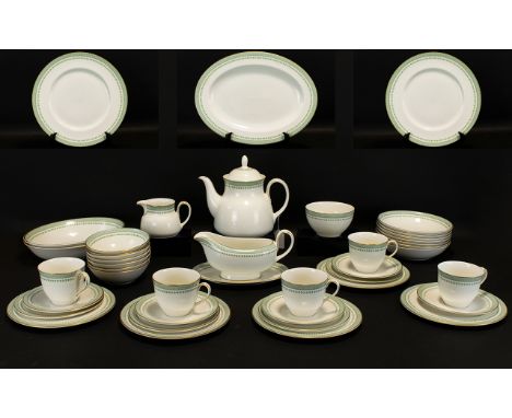 Royal Doulton Dinner Service 'Berkshire'  TC1021. Compromising of  - one tureen, two oval serving dishes, one gravy boat with